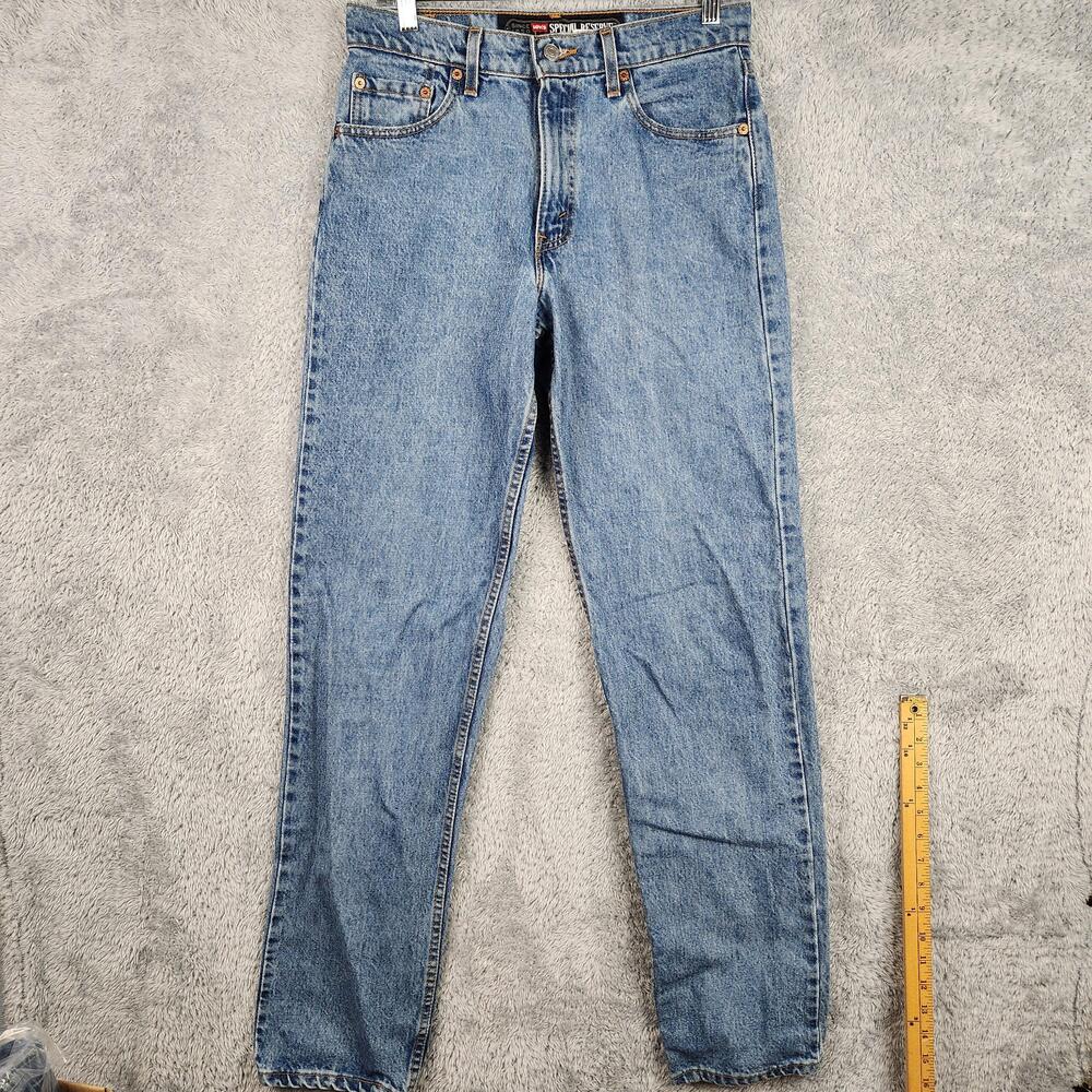 Vintage Levis 515 Special Reserve Blue Jeans Mens 30x32 Relaxed Tapered USA 90s